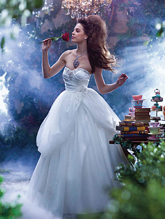 Disney princess wedding dresses alfred clearance angelo