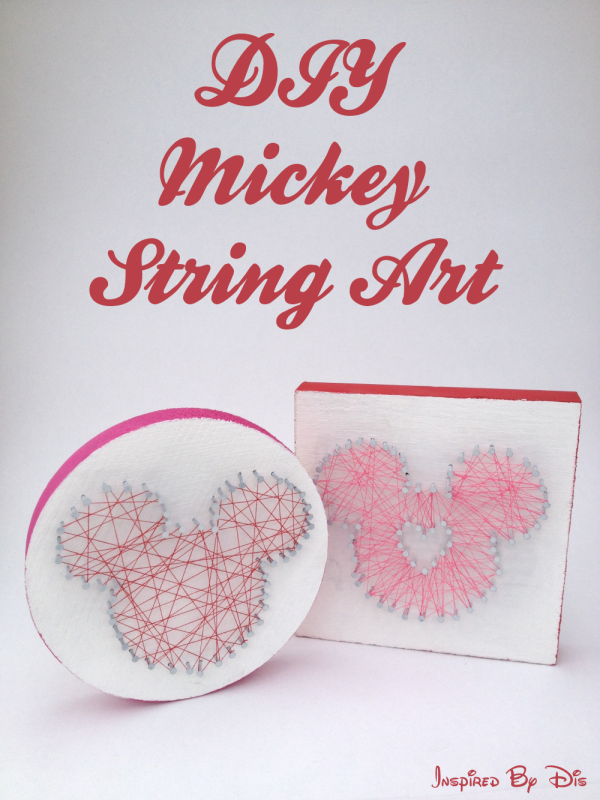 DIY Mickey String Art