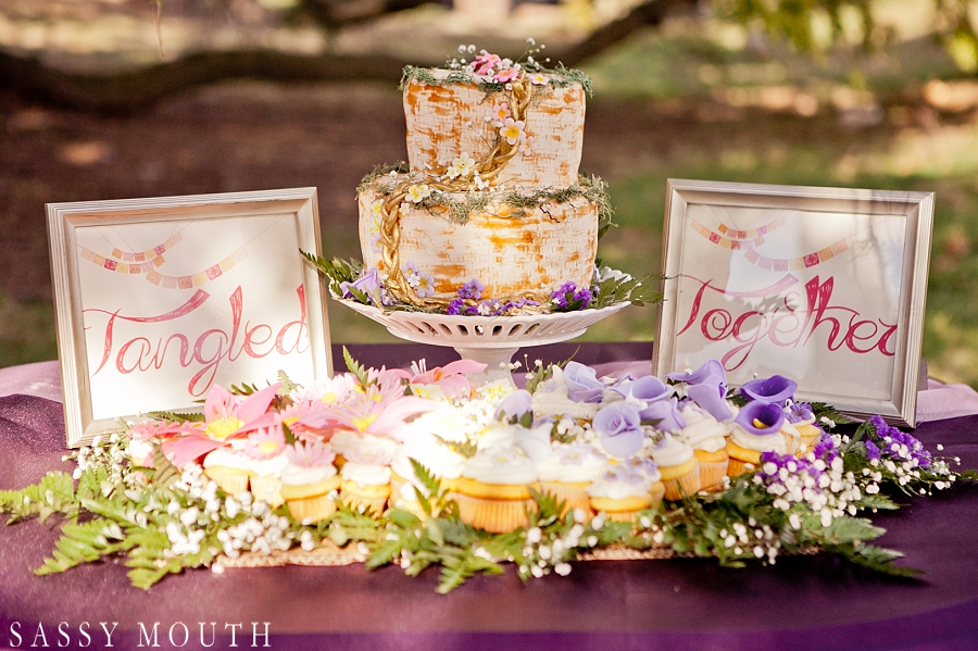 Tangled Together: Rapunzel Wedding Styled Shoot by Sassy Mouth Photography // Inspired By Dis