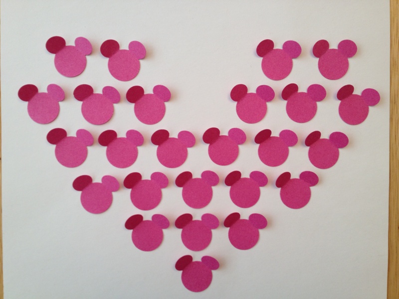 Valentine Mickey 3D Art // Inspired By Dis