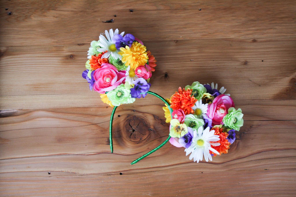 DIY Floral Mickey Ears // Inspired By Dis