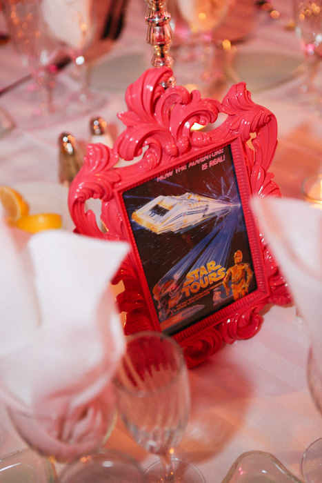Paty and Travis' Disney Wedding table signs by Jim Kennedy Photographers // Inspired By Dis