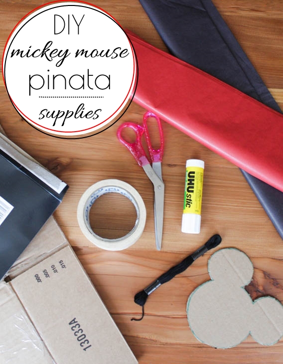 DIY Mickey Mouse Pinata