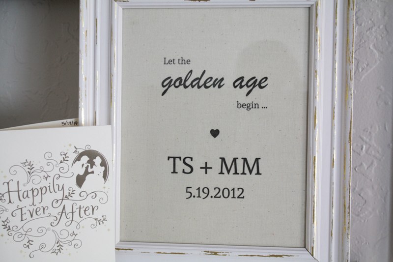 Second Anniversary Gift - DIY Cotton Printable Sign