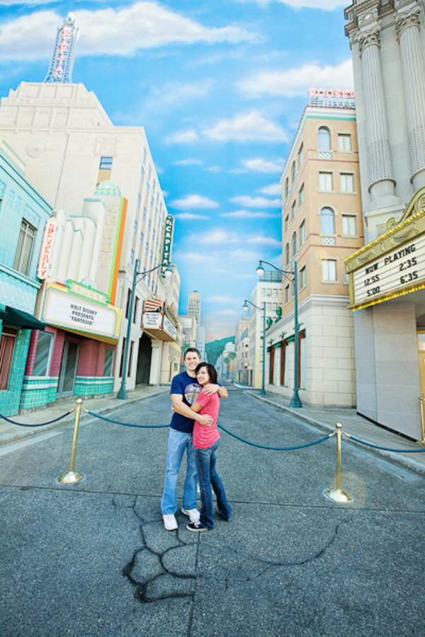 Classy and Casual Disneyland Engagement Photos // White Rabbit Photo Boutique