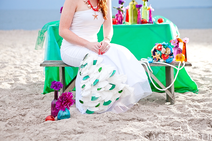The Little Mermaid Styled Wedding Shoot by Sassy Mouth Photography