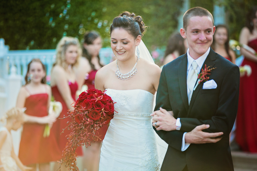 Dene and Dylan's Romantic Red Disneyland Wedding // Photography by White Rabbit Photo Boutique