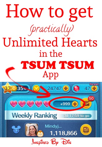 How to Get (Practically) Unlimited Hearts in Tsum Tsum App