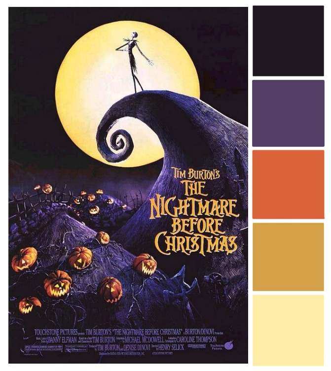 Poster Palette Nightmare Before Christmas This Fairy Tale Life