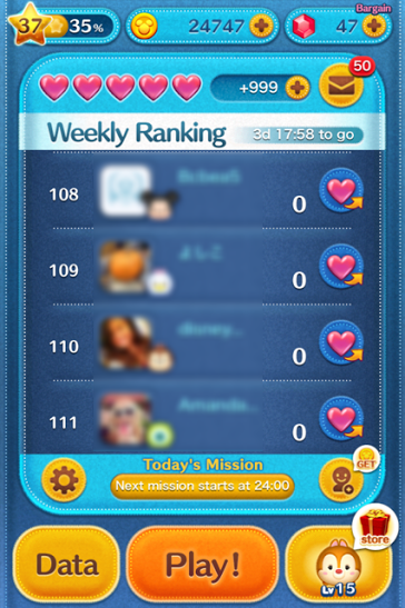 Unlimited Hearts in Tsum Tsum App