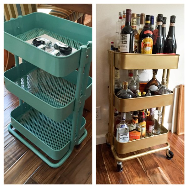 Bar Cart Ikea Hack This Fairy Tale Life