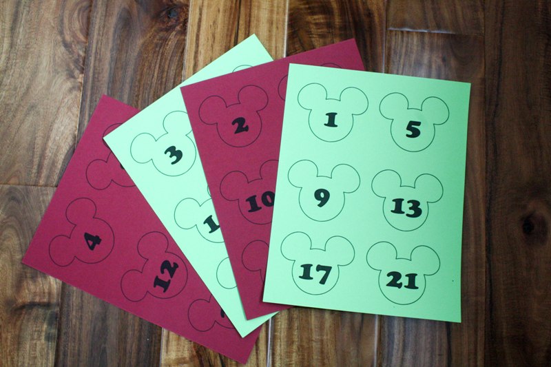 DIY quot Trivia and Treats quot Mickey Advent Calendar This Fairy Tale Life