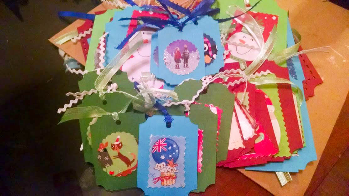 Upcycle Your Christmas Cards into Gift Tags