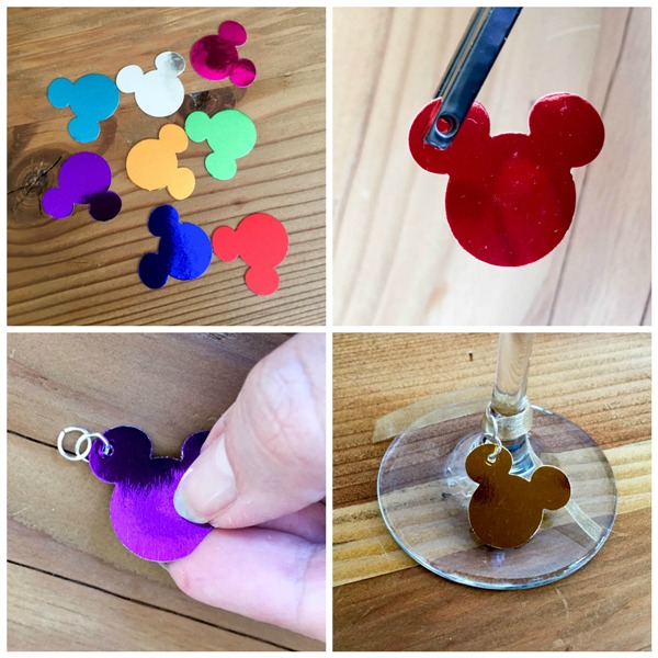 DIY Mickey Wine Glass Charms - This Fairy Tale Life