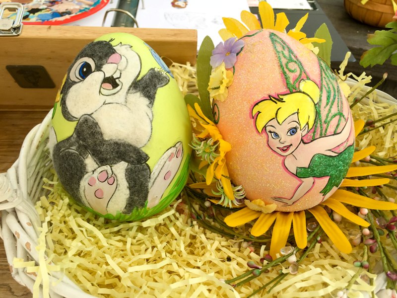 Disneyland's Painted Eggs for Easter