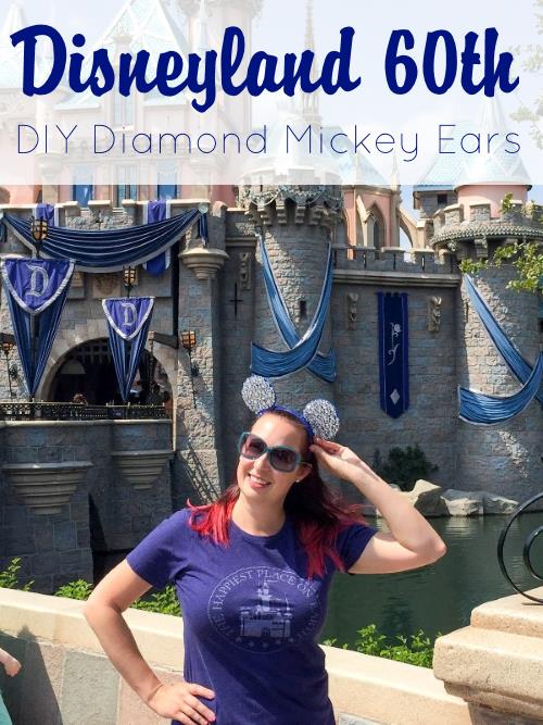 DIY #Disneyland60 Diamond Mickey Ears