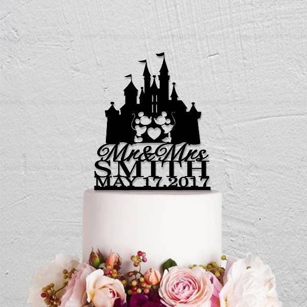 27 Magical Disney Wedding Cake Toppers