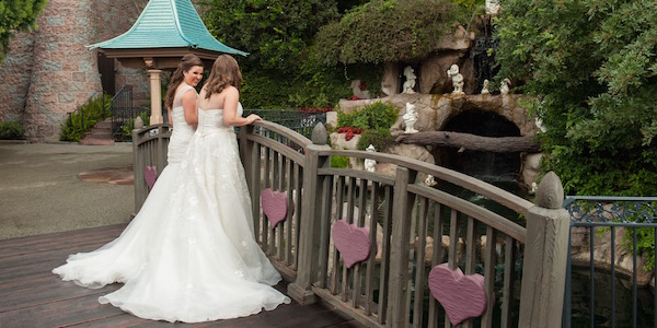 Brides, Books, and Bees: Renee and Diana's Disneyland Wedding // C & B Pictures