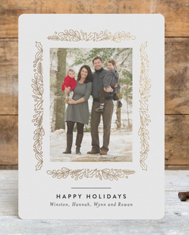 Shining, Shimmering, Splendid: Minted's Foil Cards are Perfect for the Holidays