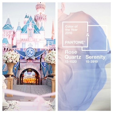 2016 Pantone's Colors of the Year are Perfect for Disney Weddings