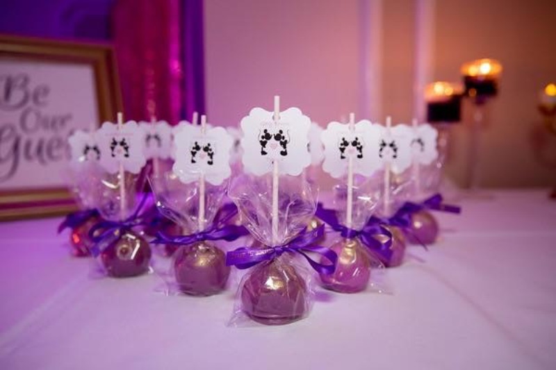 Brandi And Christopher S Royal Purple Diy Disney Wedding This