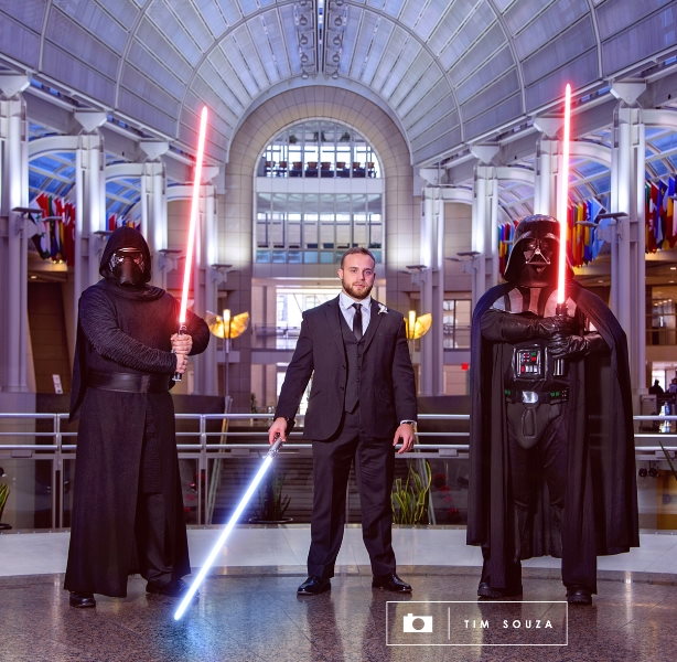 The Force is Strong with this Star Wars Fantasy Wedding Photo Shoot // Tim Souza Photography