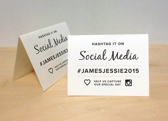 How To Choose a Wedding Hashtag