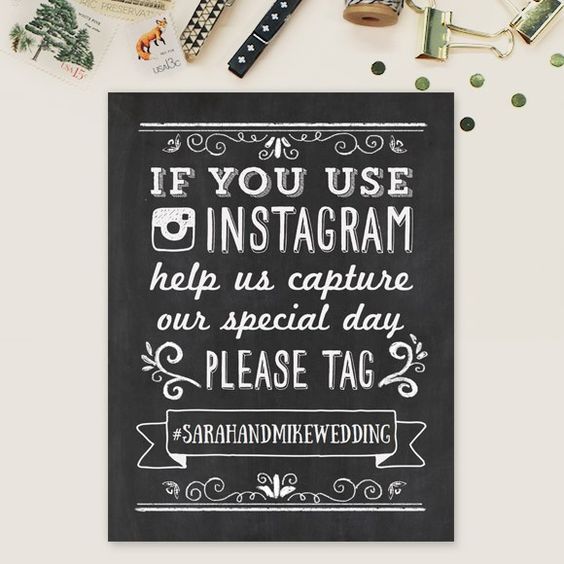 How To Choose a Wedding Hashtag