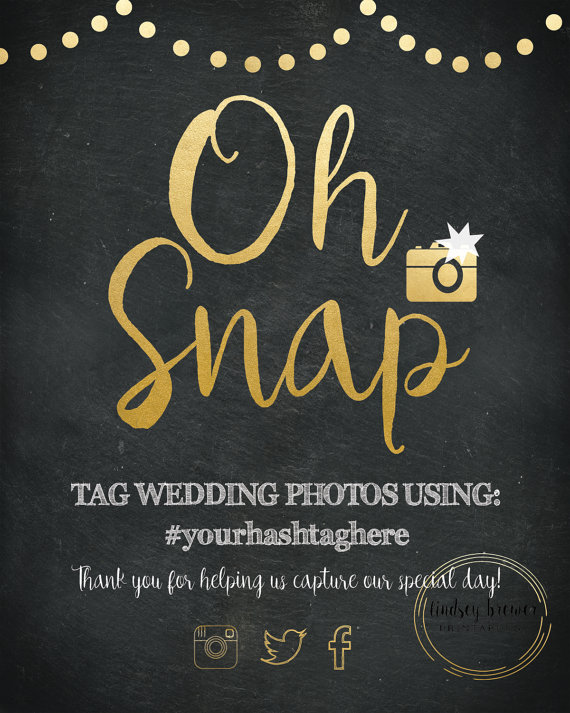 How To Choose a Wedding Hashtag