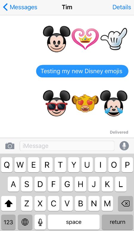 mickey mouse emoji keyboard