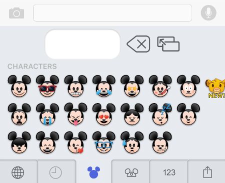 disney emojis apple