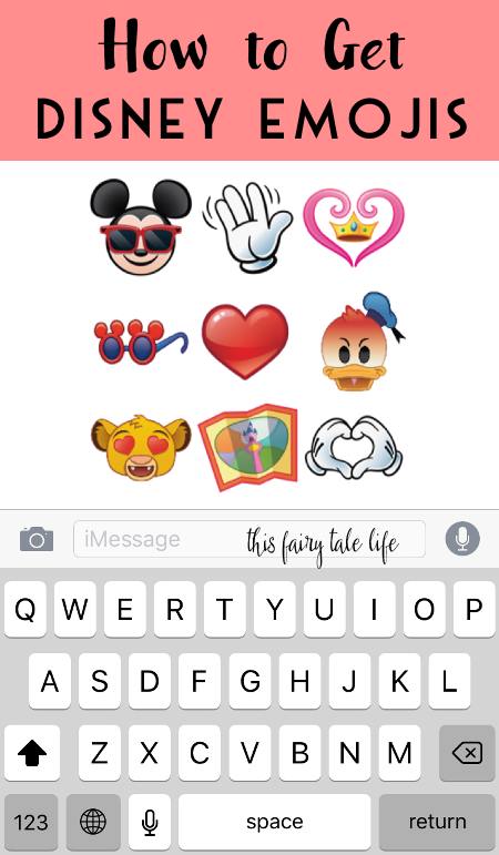 Here S How To Get Disney Emojis This Fairy Tale Life