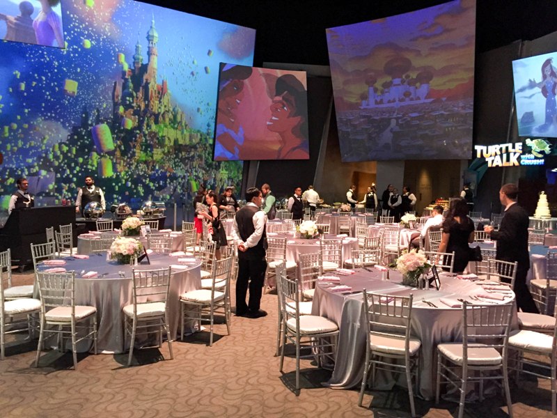 A True Guest Post: Michelle and George's Animation Building Disneyland Wedding