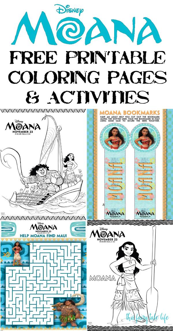 Download Moana Coloring Pages And Printables This Fairy Tale Life