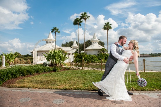 Lauren & George's Vintage Boardwalk Mini Wishes Walt Disney World Wedding