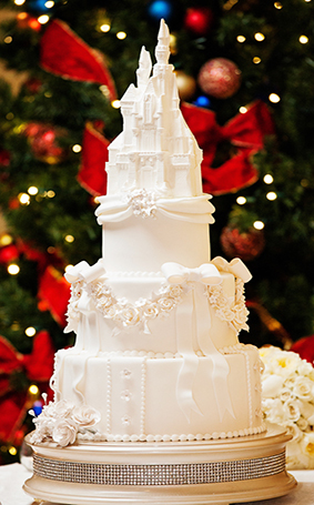 christmas wedding cake - A Chair Affair, Inc.