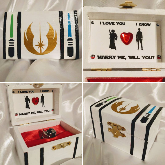 Say "Yes" to these Cute Custom Disney Engagement Ring Boxes