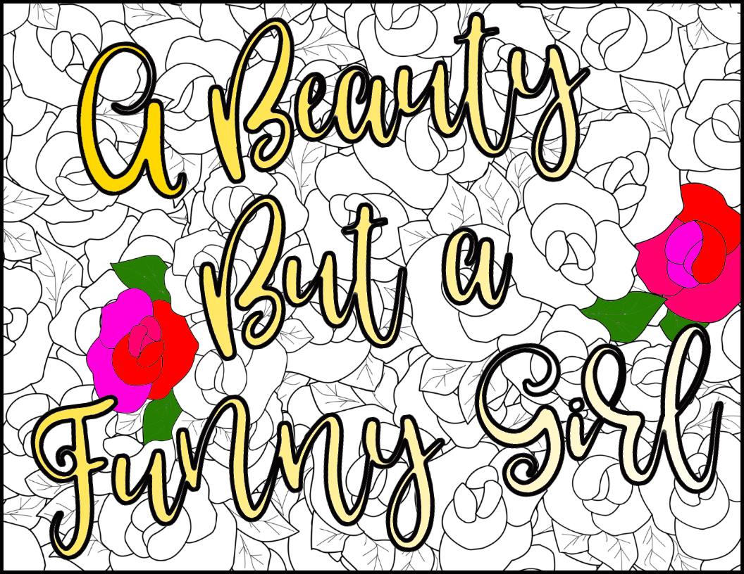 BEAUTY AND THE BEAST Adult Coloring Pages