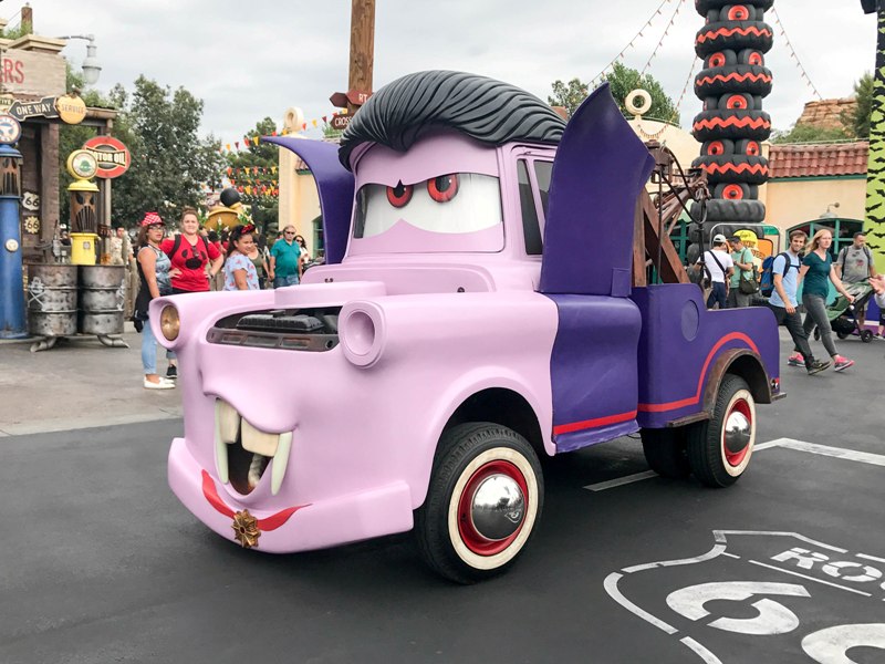 Halloween Takes Over CARS LAND and it's Creepy Cute 