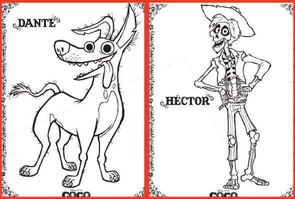 COCO Coloring Pages and Activities