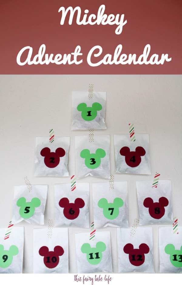 DIY "Trivia and Treats" Mickey Advent Calendar This Fairy Tale Life