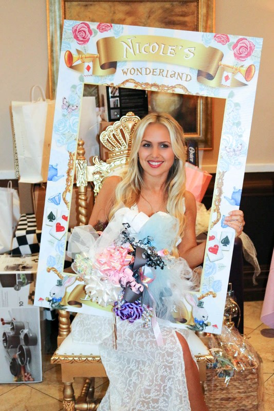 Alice In Wonderland Themed Bridal Shower