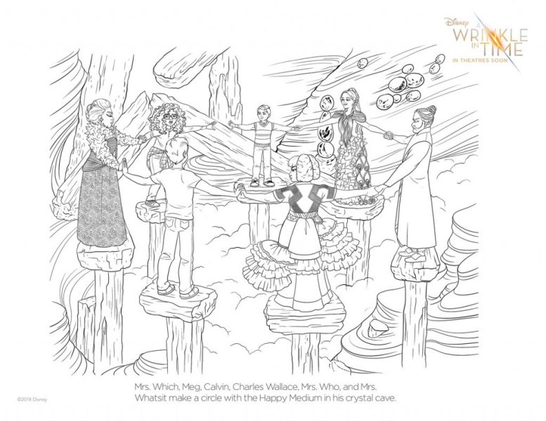 A WRINKLE IN TIME Coloring Pages and Activities