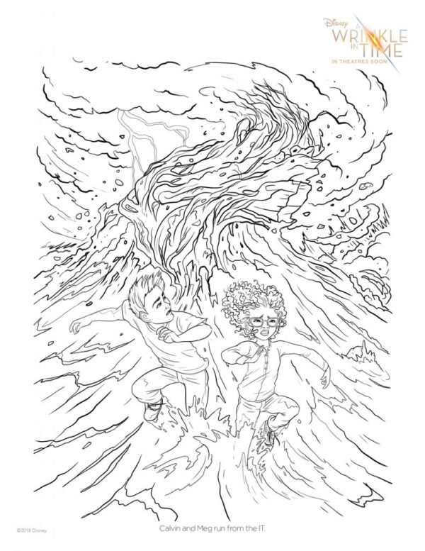 A WRINKLE IN TIME Coloring Pages and Activities