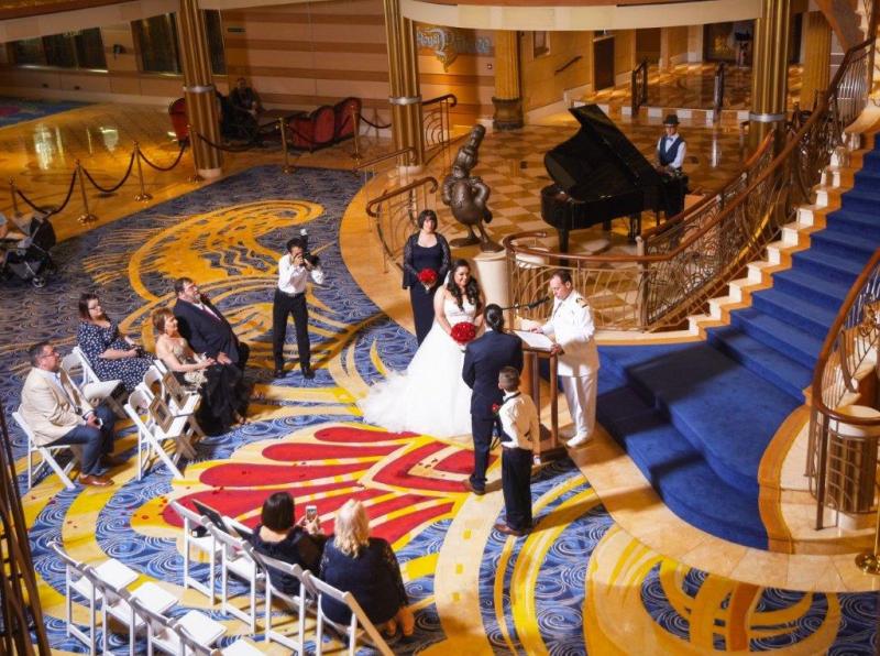 Ashley And Simon S Enchanting Disney Dream Cruise Wedding This