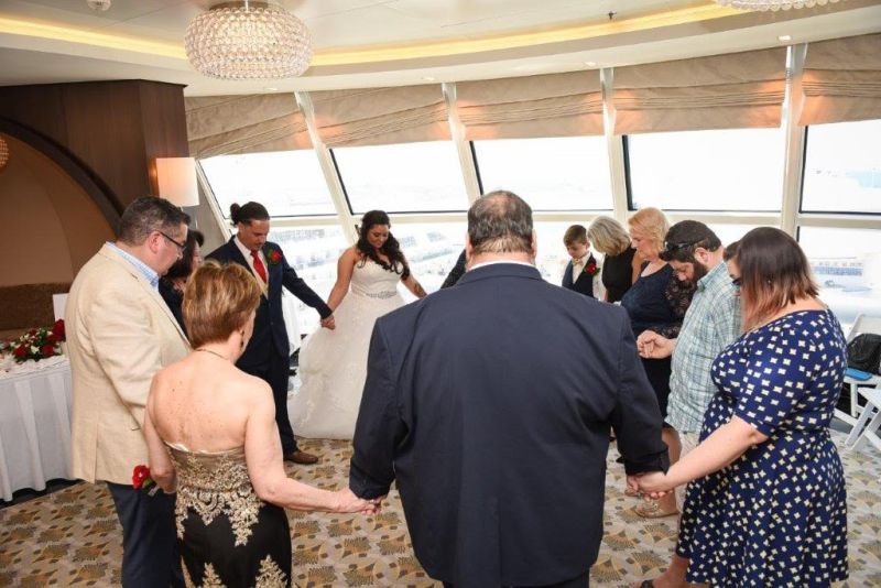 Ashley And Simon S Enchanting Disney Dream Cruise Wedding This