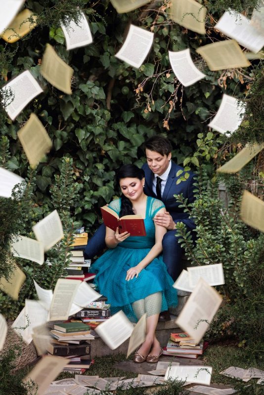 Totally Magical Beauty And The Beast Engagement Photos