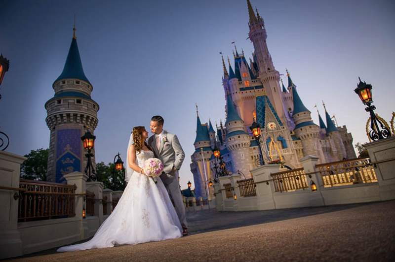 Rachael And Derek S Fairy Tale Elopement At Walt Disney World