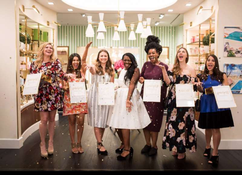 A Fabulous Bridesmaid Proposal Party at Kate Spade