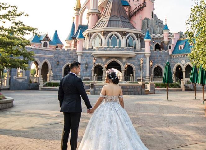 You Can Now Take Wedding Portraits at Disneyland Paris